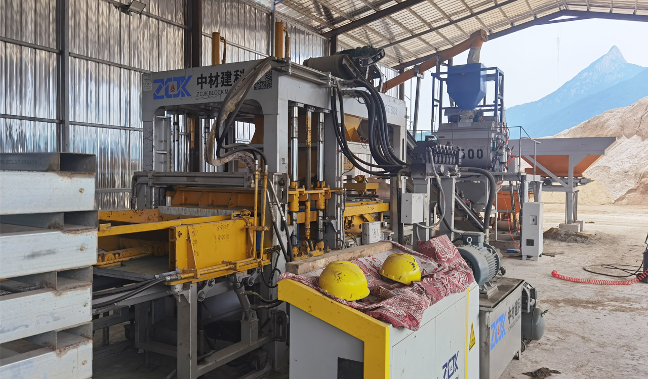 soil cement block machine