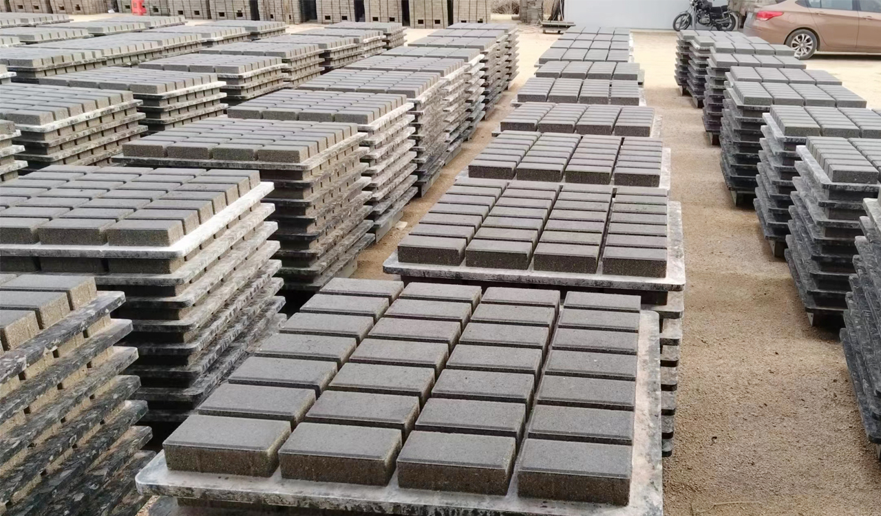 solid concrete bricks
