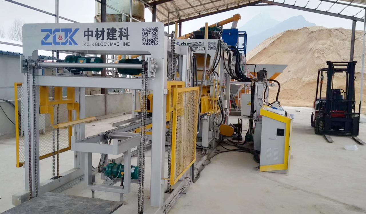 hydraulic block making machine