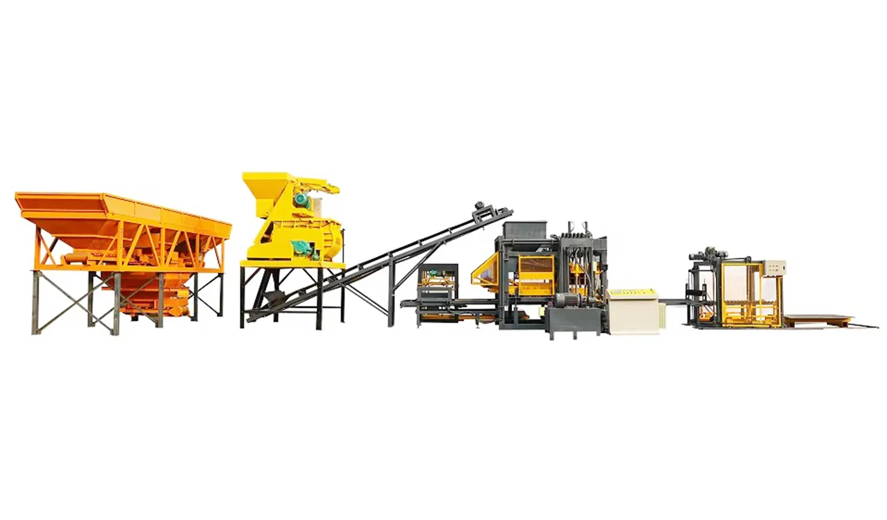 QTY12-15 block making machine produce line (1)