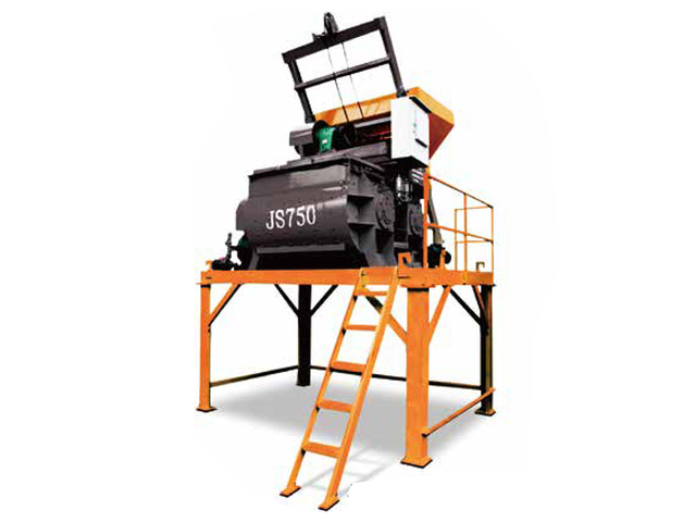 JS Series Twin-Shaft Forced Concrete Mixer