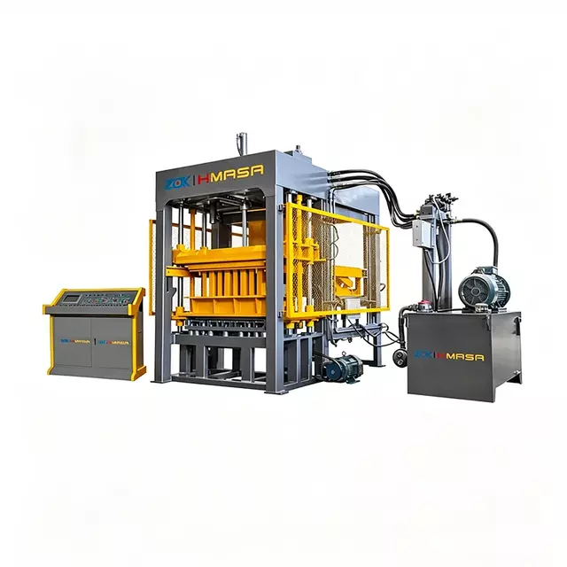 QTY5-15 Full Automatic Concrete Block Making Machine for Hollow Blocks & Pavers