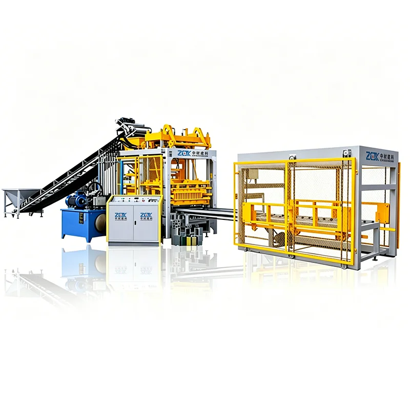 QTY10-15 Fully Automatic Hydraulic Concrete Block Making Machine